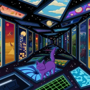 Multiverse 2 cover art by Purrple Cat